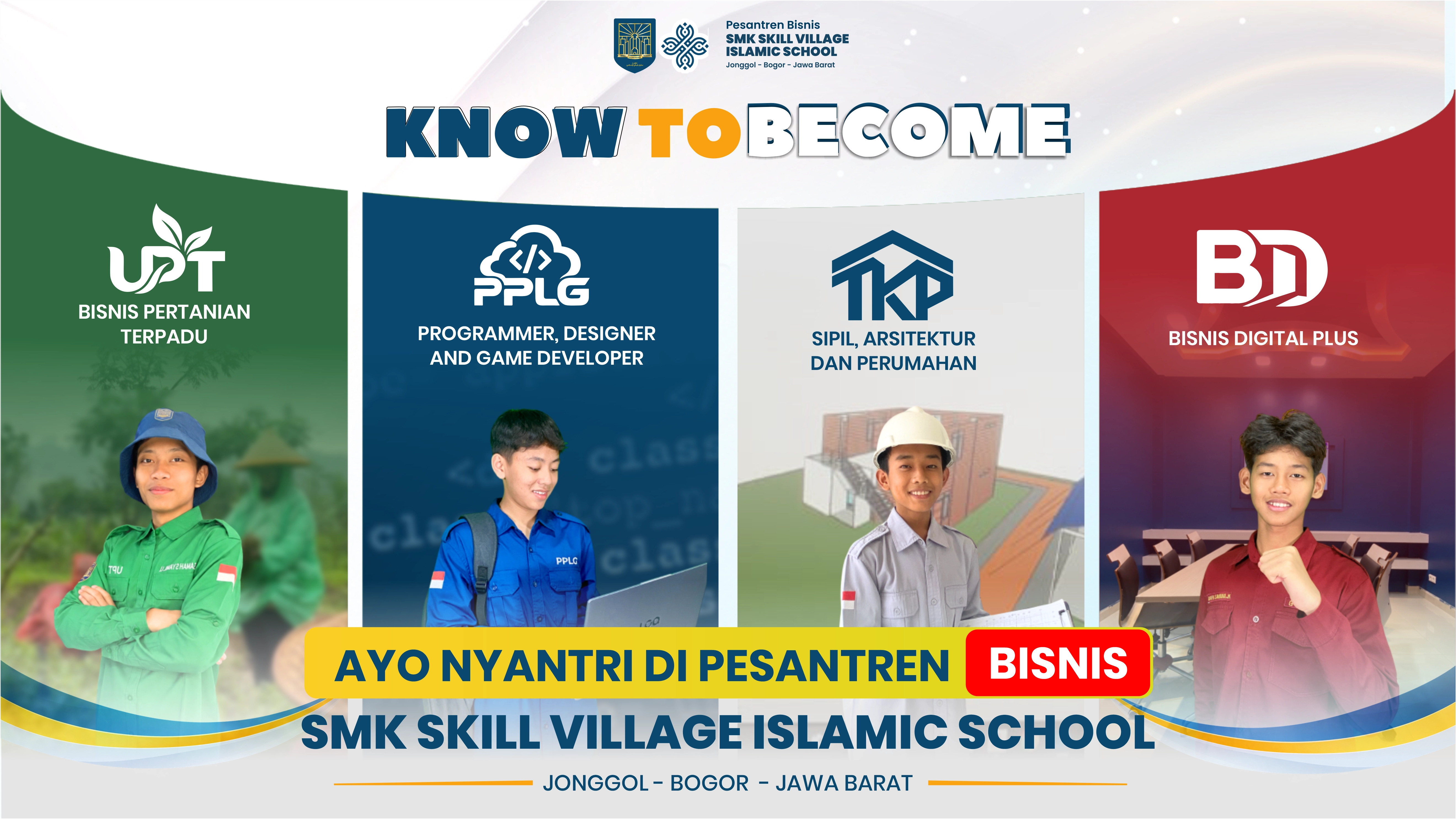 Banner Utama SMK Skill Village Islamic School